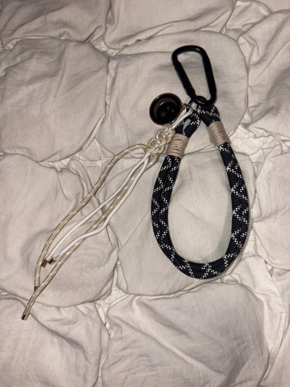 Free People Celestial Moon & Star Carabiner Bag Charm